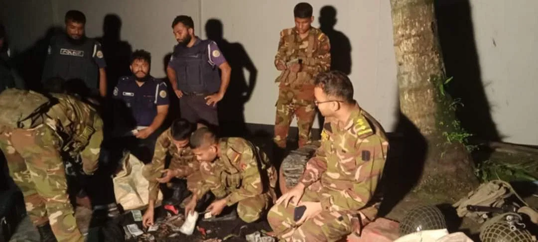 Bags full of Tk 4 crore and foreign currency were recovered from the burnt residence of Amir Hossain Amur