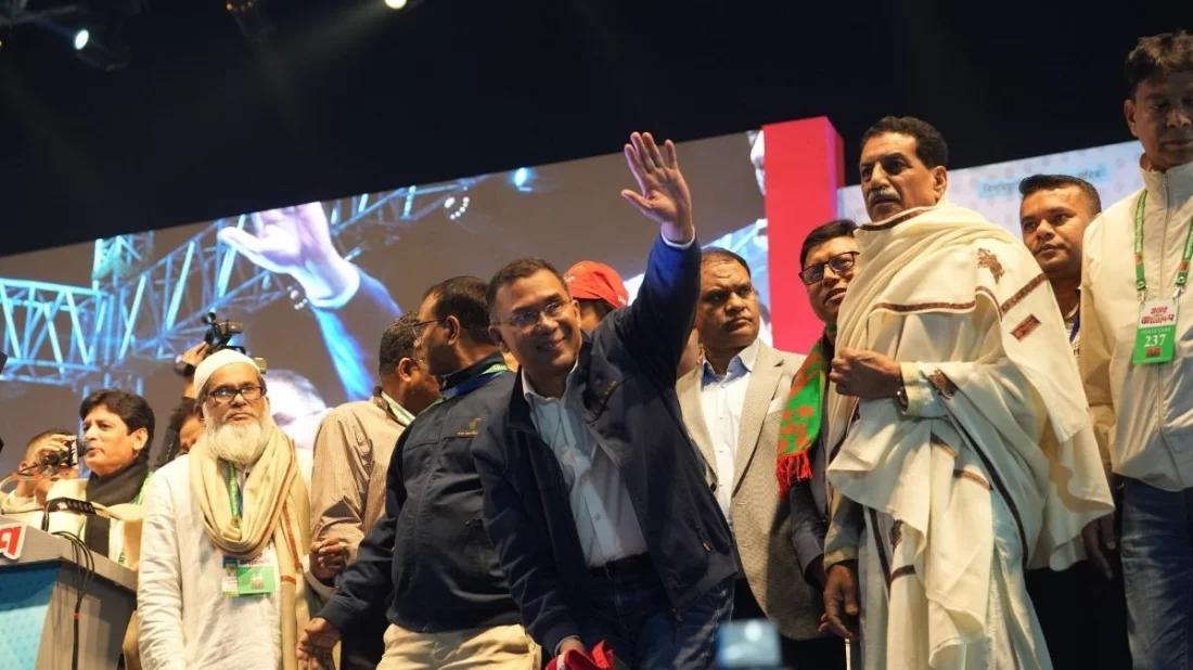 &lsquo;Earthquake in the country due to polytheism, hypocrisy and deceit&rsquo; &ndash; Tarique Rahman at a public meeting in Narsingdi