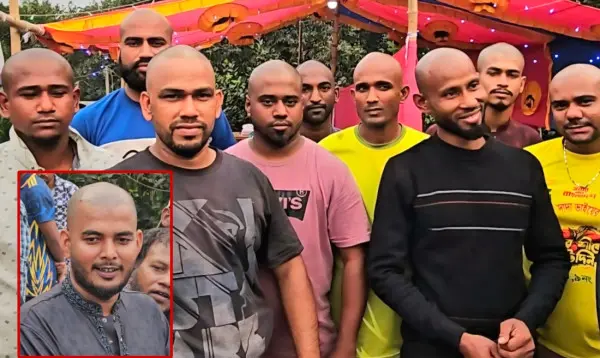 কুমিল্লায় অসুস্থ বন্ধুর পাশে অনন্য দৃষ্টান্ত: মনোবল বাড়াতে একসাথে &lsquo;ন্যাড়া&rsquo; হলেন ১০ বন্ধু