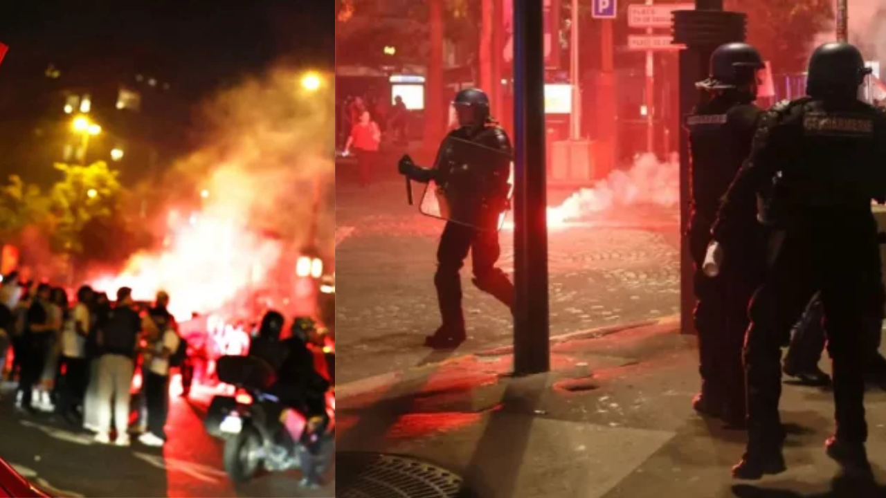 Paris heats up on PSG's historic win, over 400 arrested