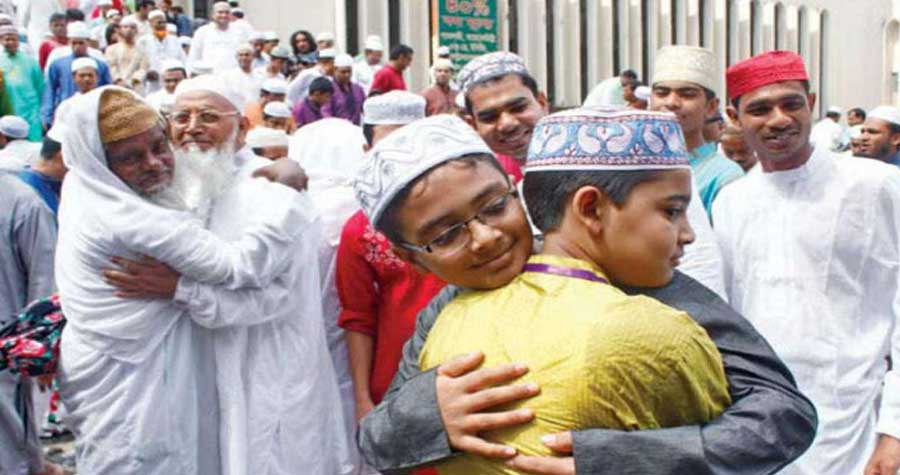 Eid-ul-Adha is being celebrated across the country with the glory of sacrifice