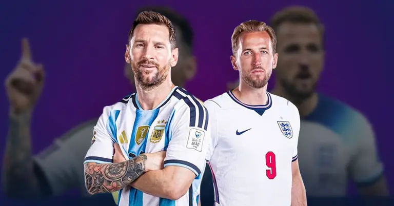 Argentina vs England at 1:00 PM