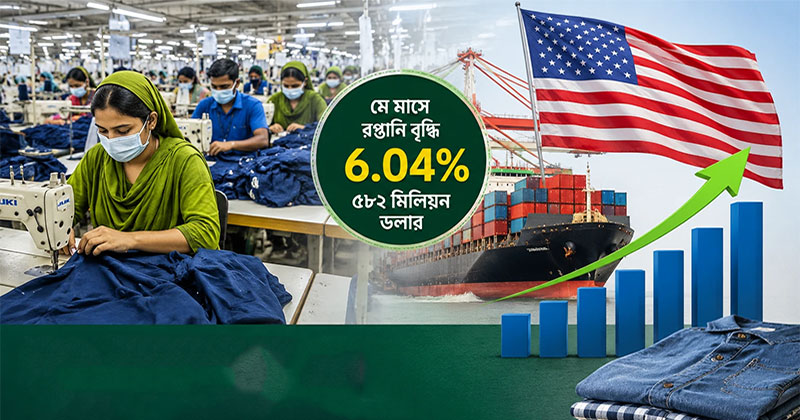 মে মাসে ঘুরে দাঁড়াল যুক্তরাষ্ট্রে বাংলাদেশের পোশাক রপ্তানি