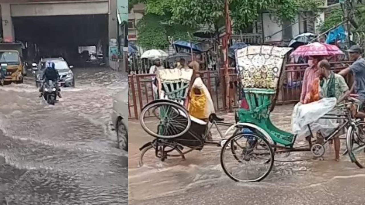 বৃষ্টিতে জলাবদ্ধ রাজধানী, সড়কে চলাচলে চরম ভোগান্তি