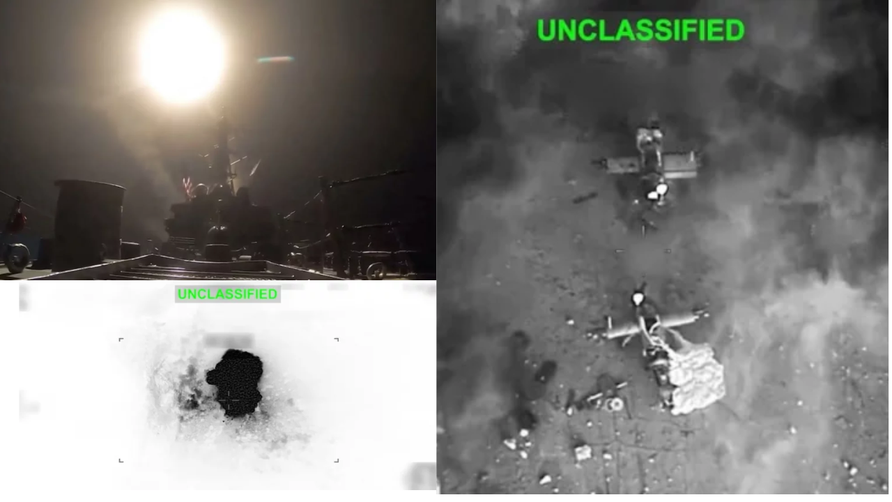 New US attacks on various Iranian military installations, including Bandar Abbas