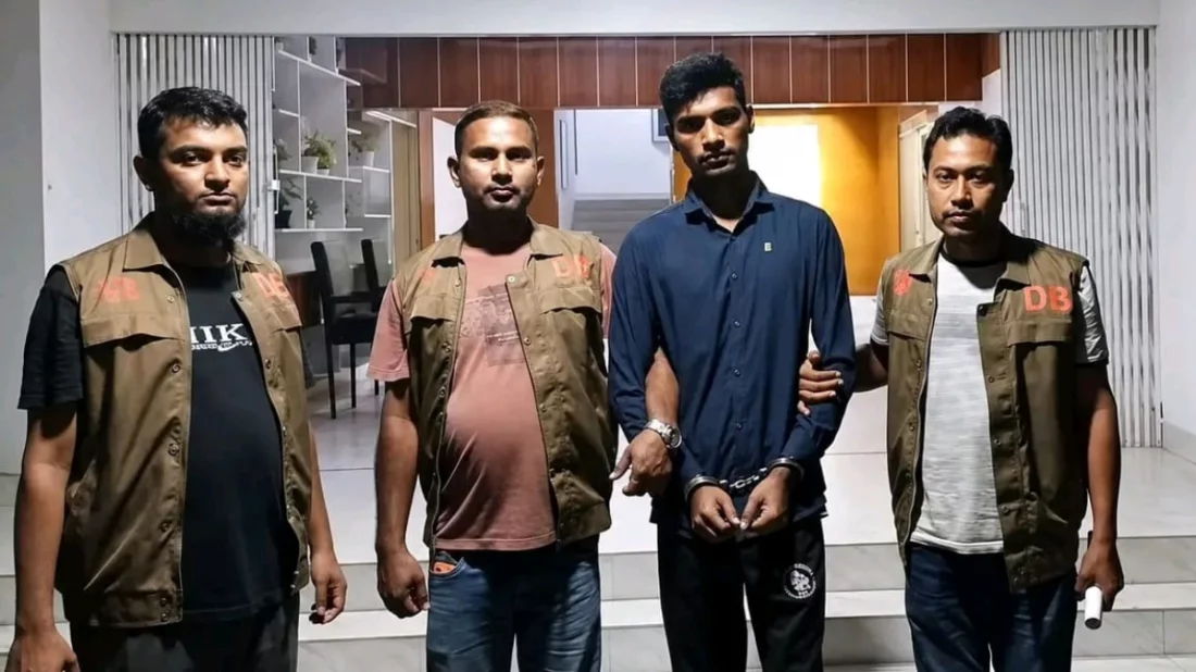 Youth arrested in Jamalpur on charges of online love, later spreading personal photos