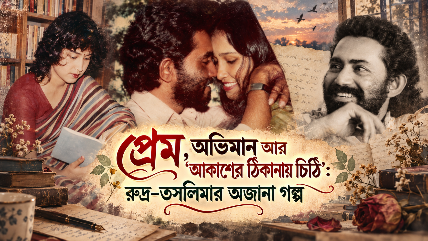 Love, Resentment and ‘Write to the Address of the Sky’: The Untold Story of Rudra and Taslima
