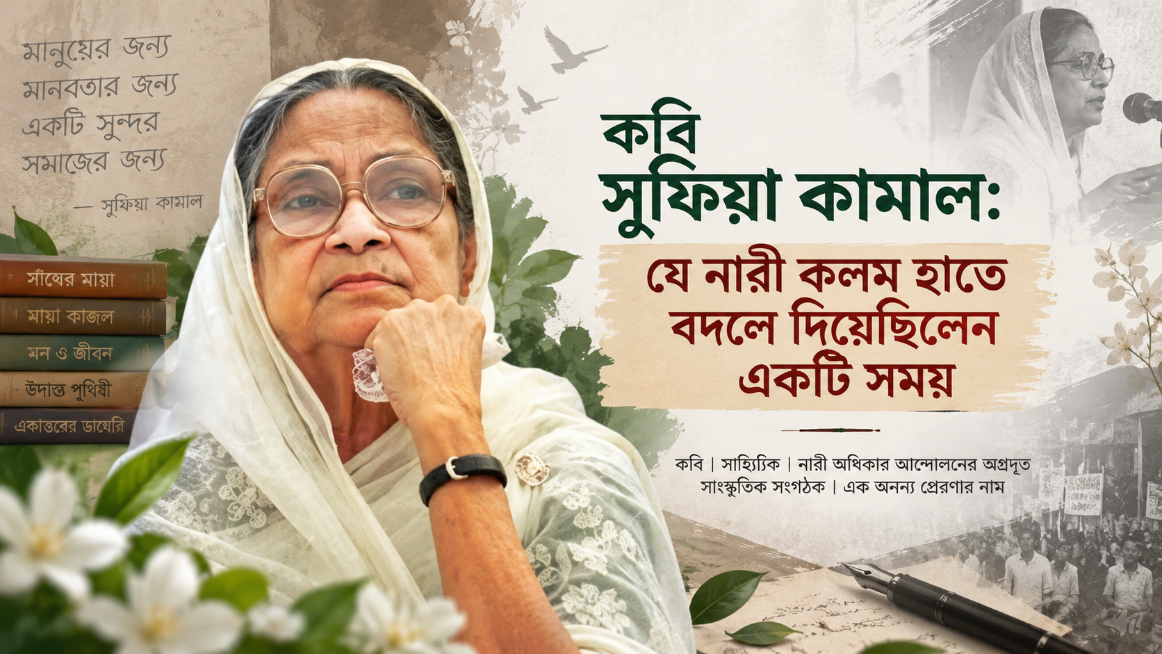 Poet Sufia Kamal: The Woman Who Helped Change an Era with Her Pen