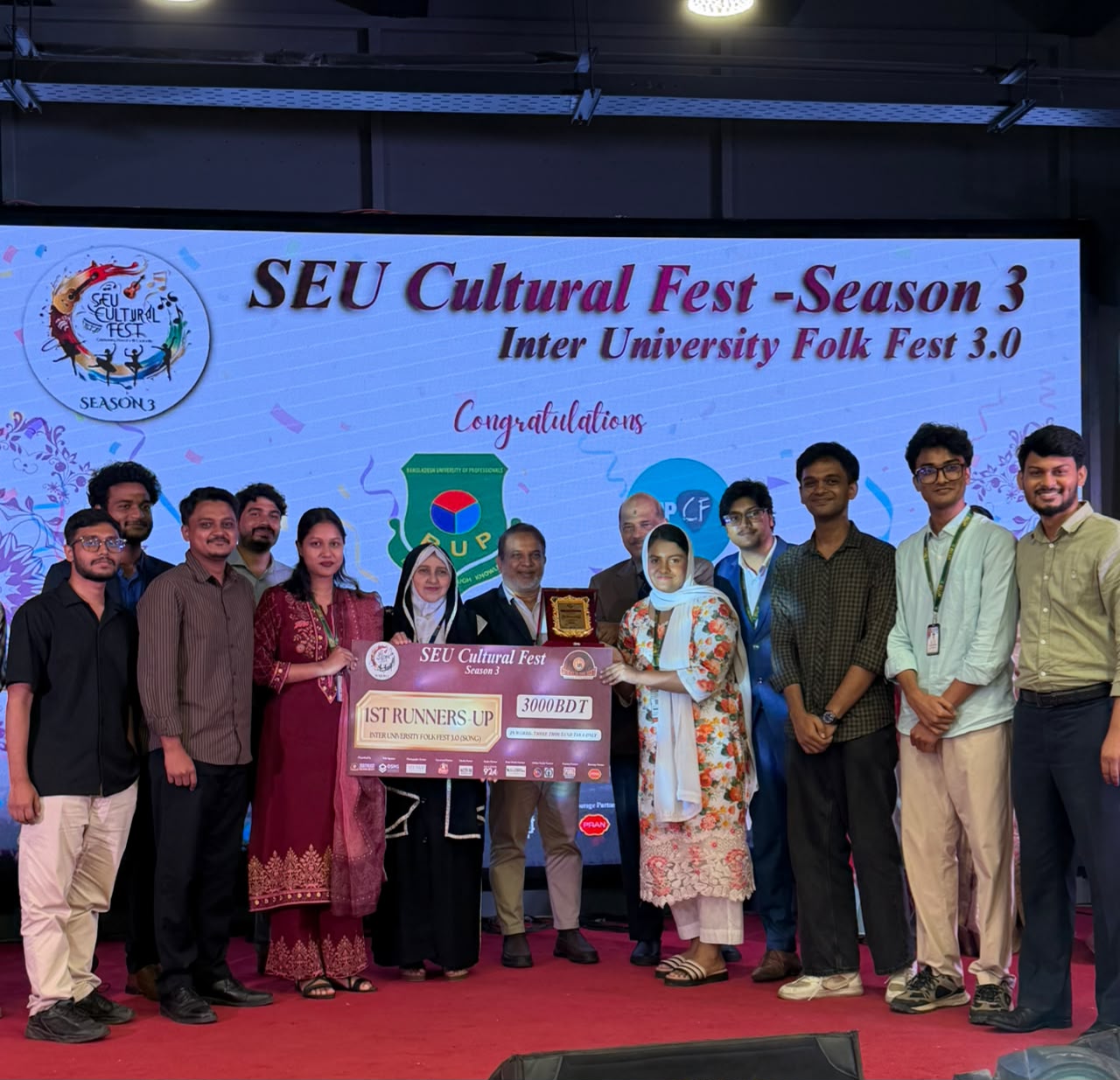 BUP wins first runner-up in singing, Southeast Cultural Fest 3.0