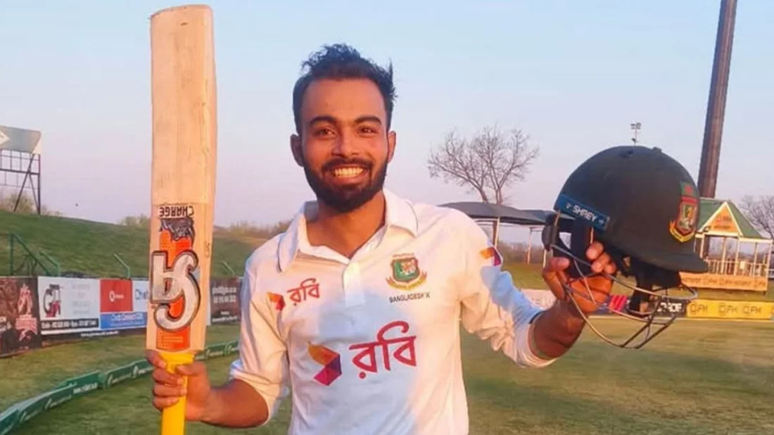 Hridoy unbeaten on 350 runs, new history in Bangladesh cricket