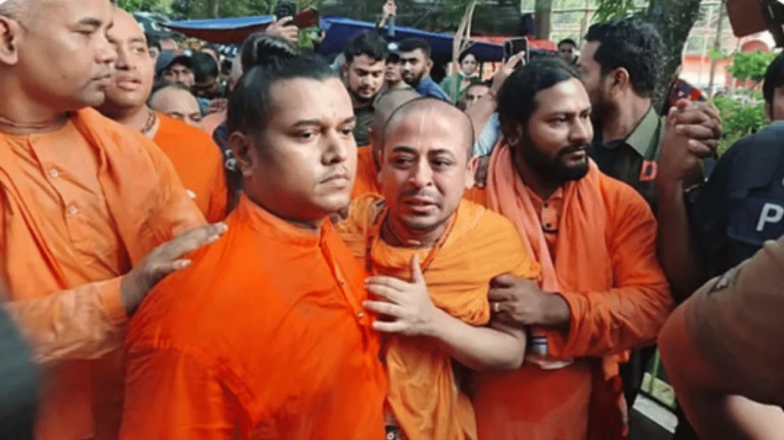 কারাগারেই মায়ের আদ্যশ্রাদ্ধ করতে চান চিন্ময় কৃষ্ণ দাস