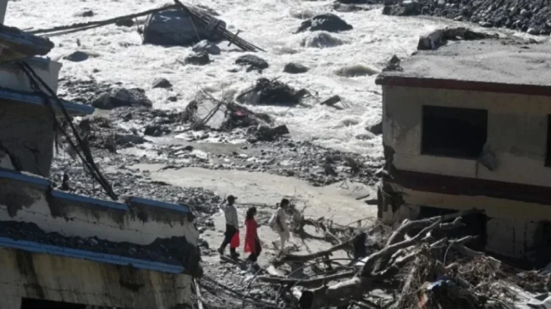 Devastating Flash Floods Hit Nepal Again; Homes and Bridges Swept Away